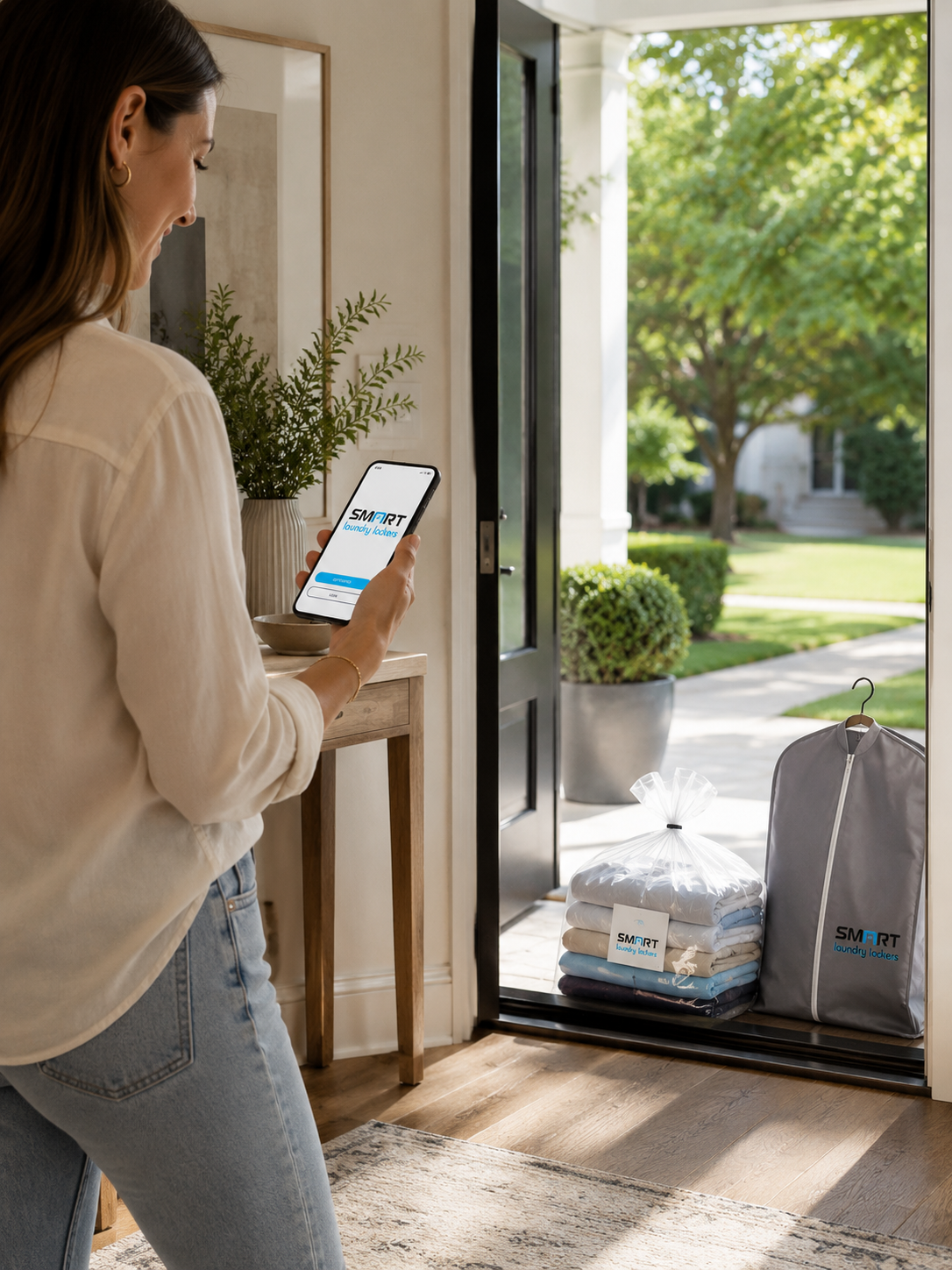 Hero - Clean Laundry Delivered at doorstep